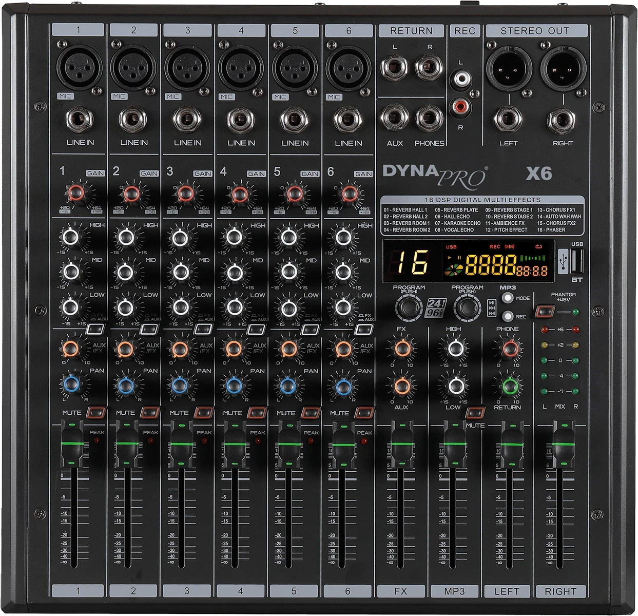Mixers & Powered mixers|X6